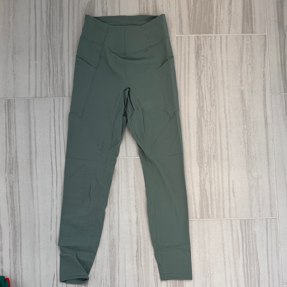 High-Waisted Green Leggings Whitney Simmons Gymshark